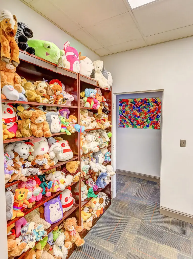 Wall of Teddy Bears